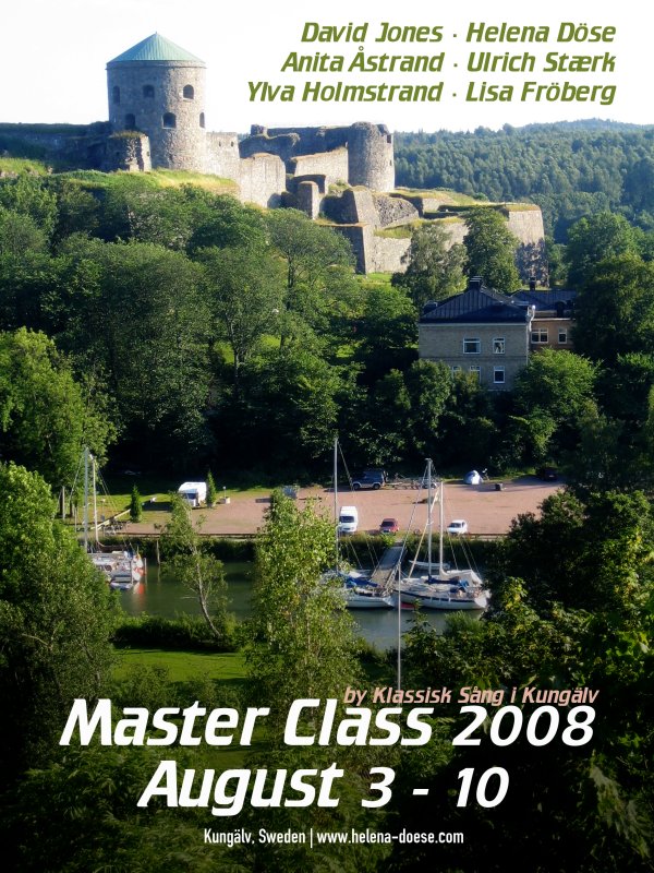 Master Class 2008 Poster